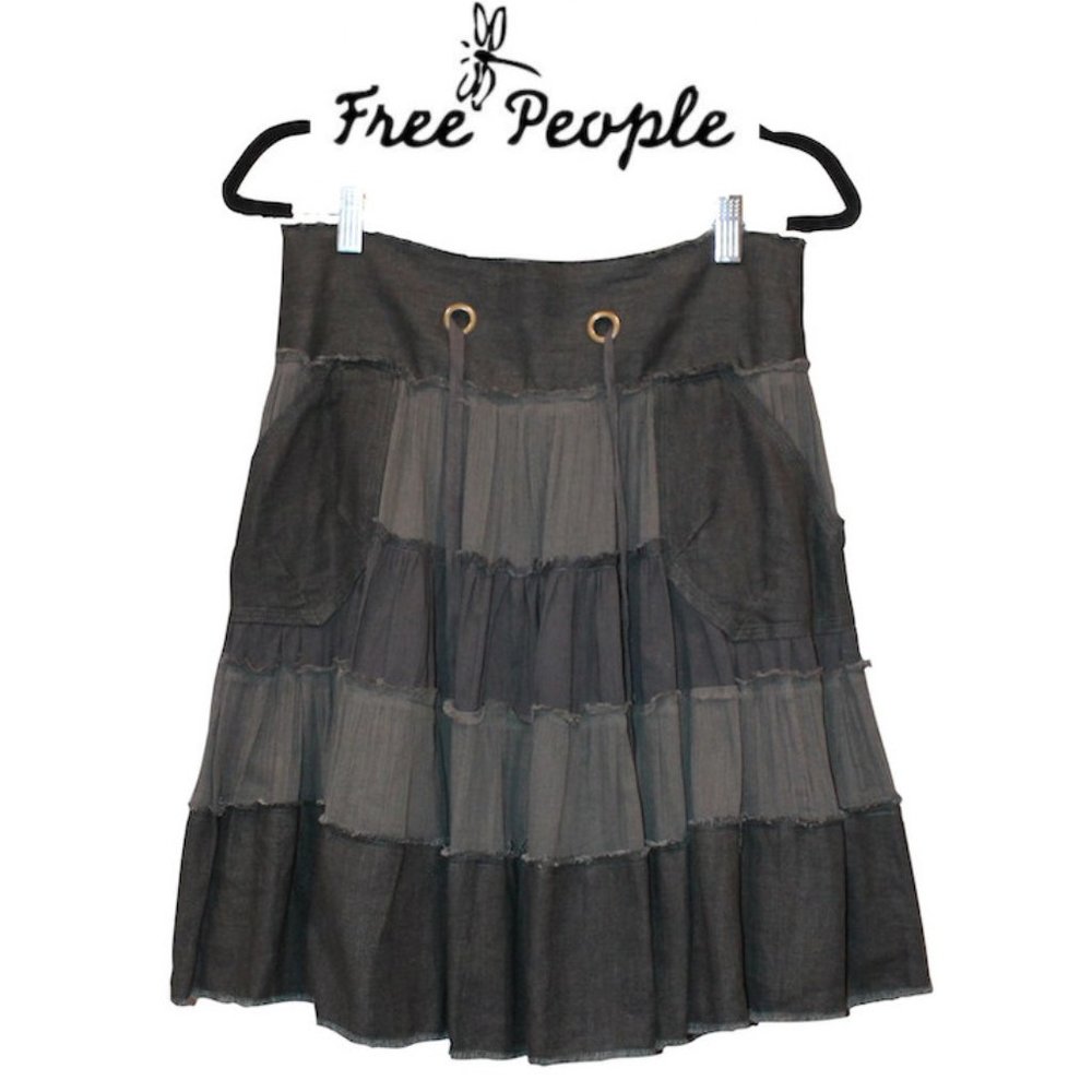 Free People Bohemian Skirt, Medium